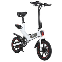 DOHIKER Y1 Folding Electric Bicycle 350W 36V Waterproof Electric Bike with 14inch Wheels 10Ah Rechargeable Battery
