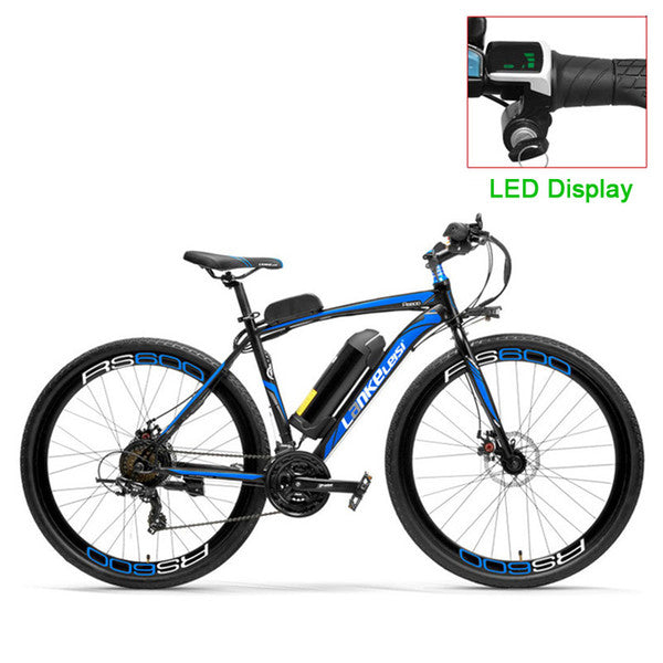 RS600 Powerful Electric Bike, 36V 20A Battery Ebike,700C Road Bicycle, Both Disc Brake, Aluminum Alloy Frame, Mountain Bike