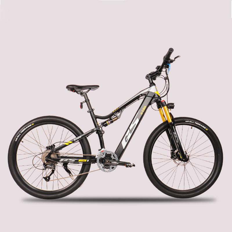 27.5 inch soft tail electric mountain bike air shock absorber front fork off-road bike 48V17AH hidden lithium battery eMTB