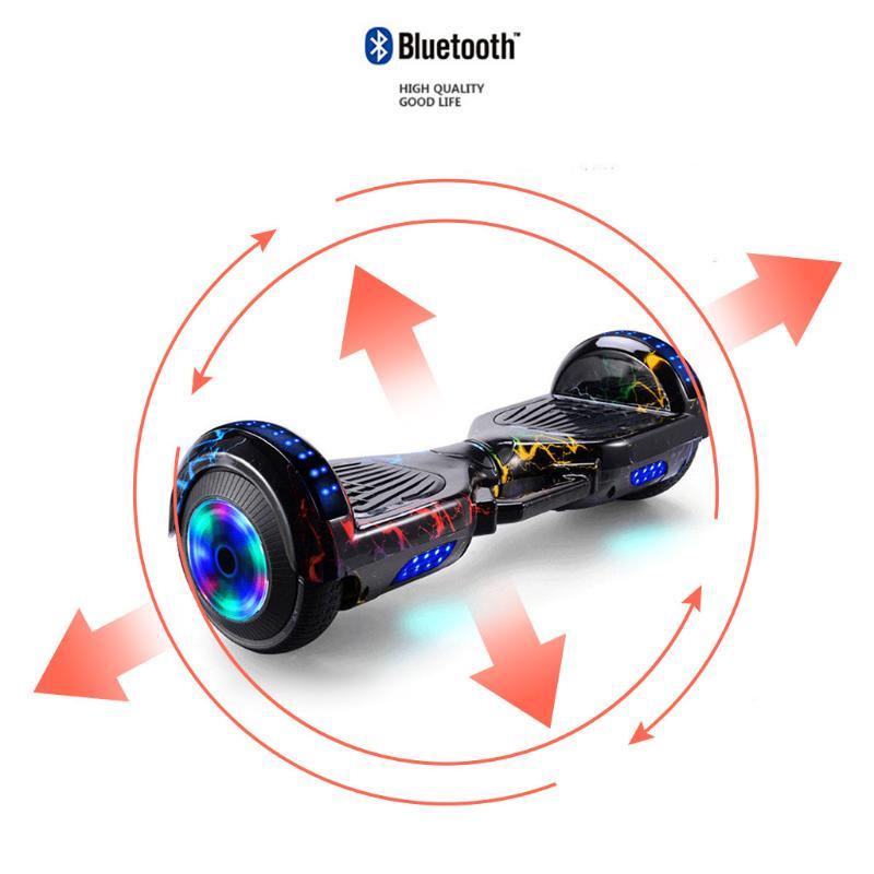 Smart Wheel Hoverboard Skateboard Bluetooth Self Balancing Scooter Flash Wheels 2 Wheels Self Balancing Scooter Dropship