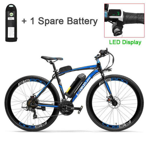 RS600 Powerful Electric Bike, 36V 20A Battery Ebike,700C Road Bicycle, Both Disc Brake, Aluminum Alloy Frame, Mountain Bike