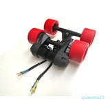 Wholesale-2019 Electric scooter accessories double drive external gear belt double motor N5065 Truck Kits power group 83mm electric wheel