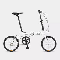 [From Xiaomi Youpin] FOREVER 16 Inch Folding Bicycle Aluminum Lightweight Foldable Mini Bike V Brake Urban Commuter Bicycle - White
