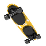 Electric skateboard Self Balancing 4 wheels Skateboard with voice broadcast and music Function Solid Maple Leaf Board Max Speed 15km for Adults Teens