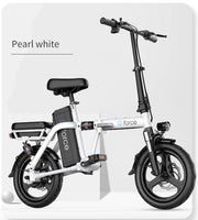 GF Chainless Transmission 3rd-Gen Foldable Super Portability Folding Mini E-bike Electric Bicycle with 7 Shock Absorber 150 - 300km