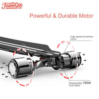 H5 Skateboard 36V Electric Four-wheeled Scooter Longboard with Wireless Somatosensory Remote Control