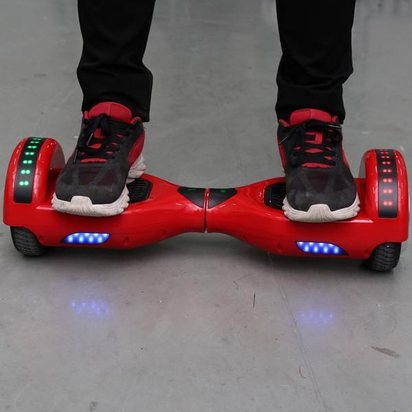 6.5inch Smart Electric Scooter 2 Wheels Self Balancing Scooter Lithium Battery LED Lights Hoverboard Balance Scooters US Plug
