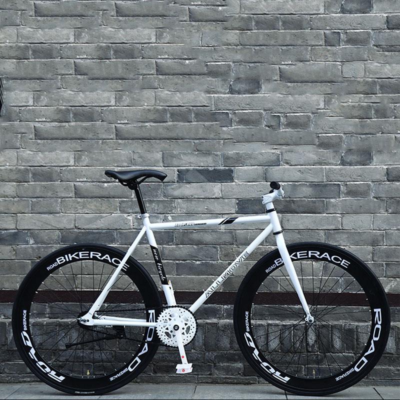 Mountain Road Bike Fixed Gear 26 Inch Single Speed Retro Frame Man and Woman Students Adult Bicycle New