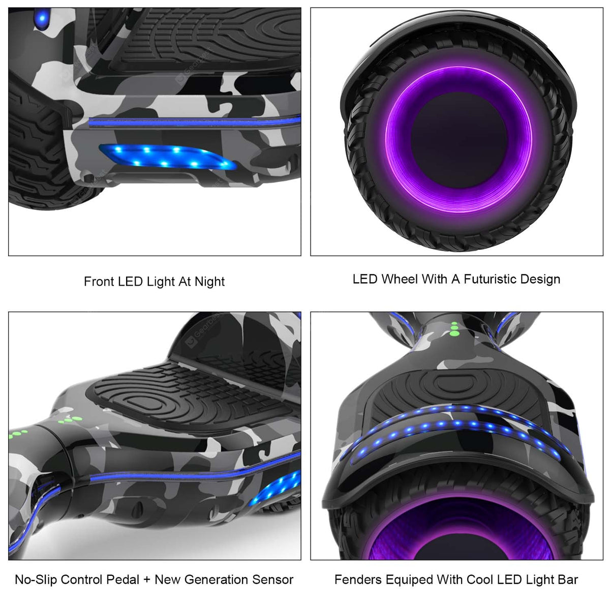 Mega Motion ES09 Hoverboard 6.5 Self Balance Scooter with Dual Motor