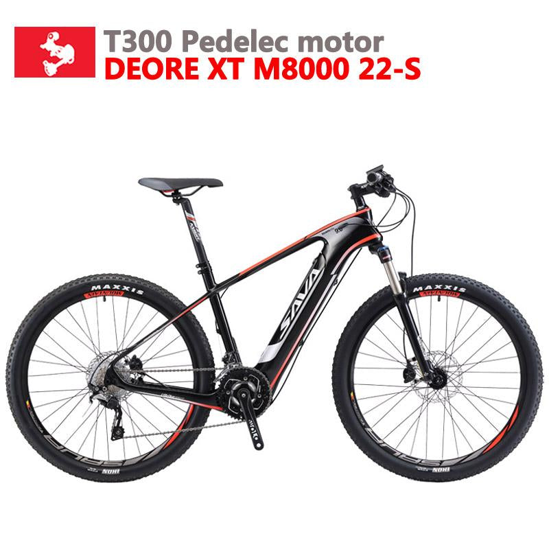 wholesale Adult Electric Bike Carbon Electric mountain bike Powerful ebike Electric bicycle with Shimano M8000 and 350w 36v Battery