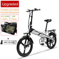 G660 20 Inch Powerful Electric Bicycle, 400W 48V 10.4Ah/14.5Ah Lithium Battery, With LCD Display & Rear Carrier, Dual Disc Brakes