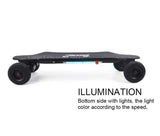 Daibot Four Wheels Electric Scooter SUV Electric Scooters Powerful 2000W 40km/h Electric Scooter Skateboard with Colorful Lights