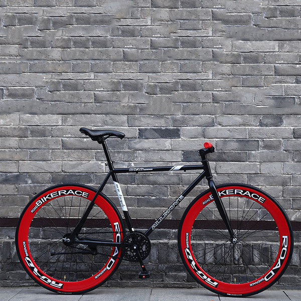 Mountain Road Bike Fixed Gear 26 Inch Single Speed Retro Frame Man and Woman Students Adult Bicycle New