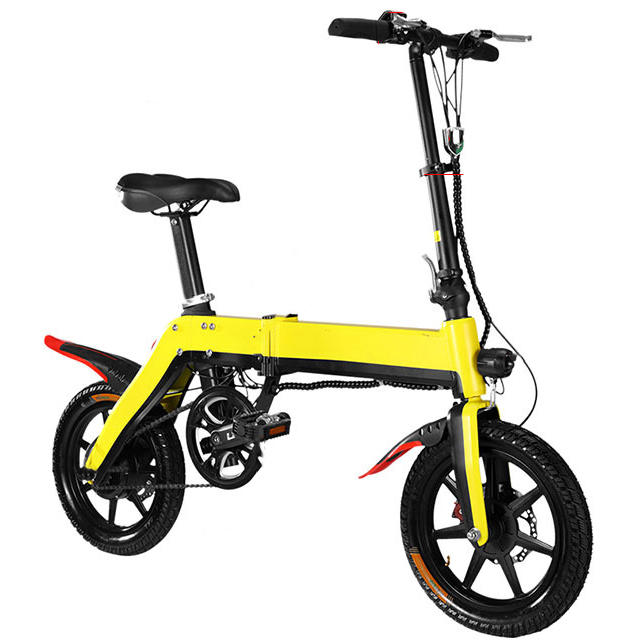 LOOKIS A5 14 Inches Folding Electric Bike 350W Brushless Motor 10.4AH Lithium Battery 25km/h Moped Bicycle Max Load 120kg