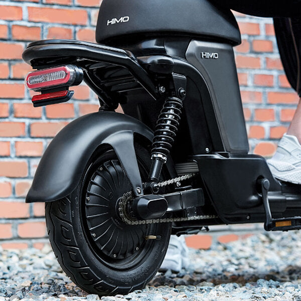 HIMO T1 350W 14 Inch Electric Bike 1.12kW 100km/h Mileage Range 60-120km Electric Bicycle Max Load 150kg From Xiaomi Youpin - Gray
