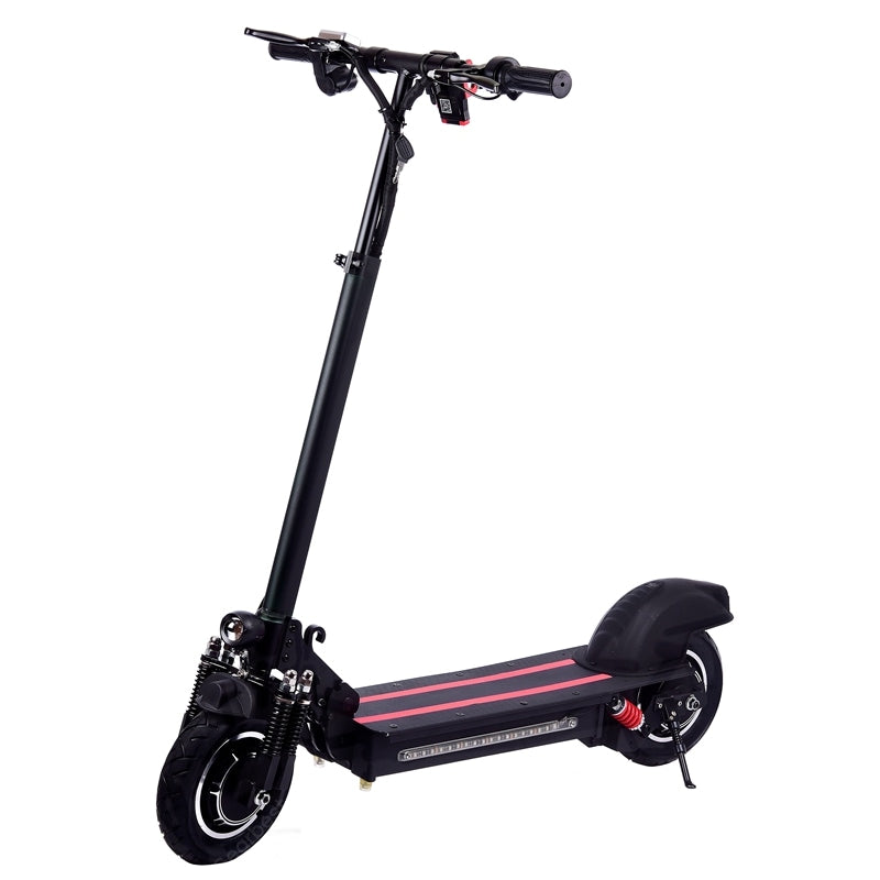 Powerful Lamtwheel 10 Inch Folding Electric Kick Scooters for Adults Single Motor 600W 48V 12Ah