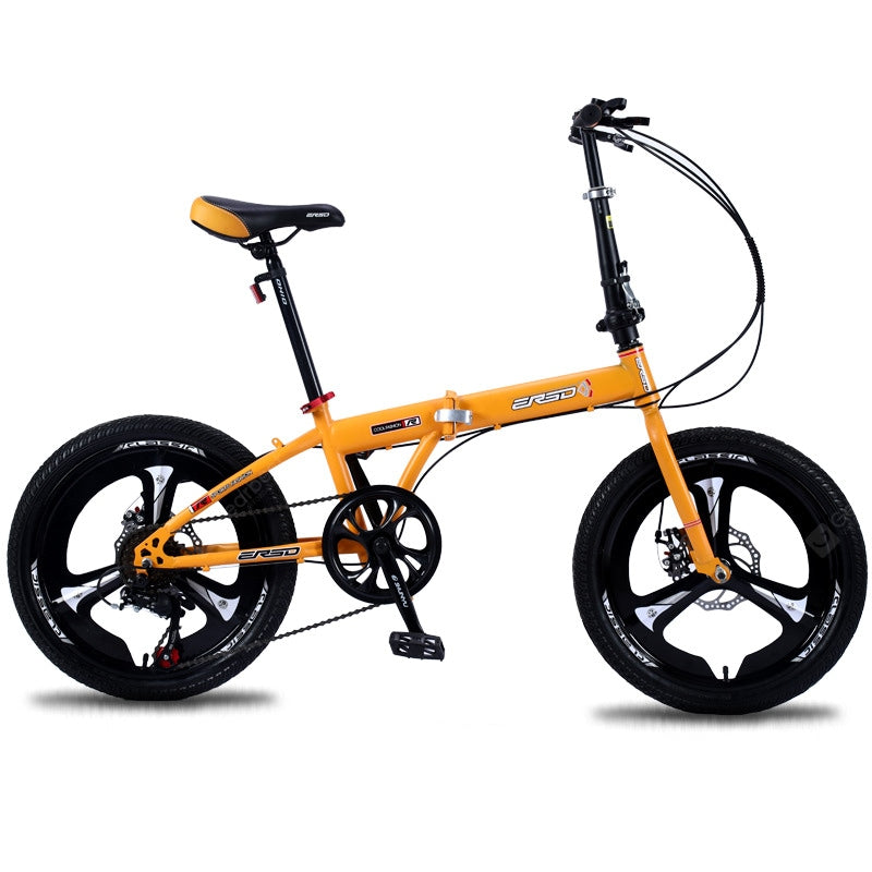 DHL Fast Delivery Folding Bicycle Mountain Bike 20-inch 18 16-inch Steel Variable Speed Bicycles Dual Disc Brakes Road Bikes Racing Bicycle