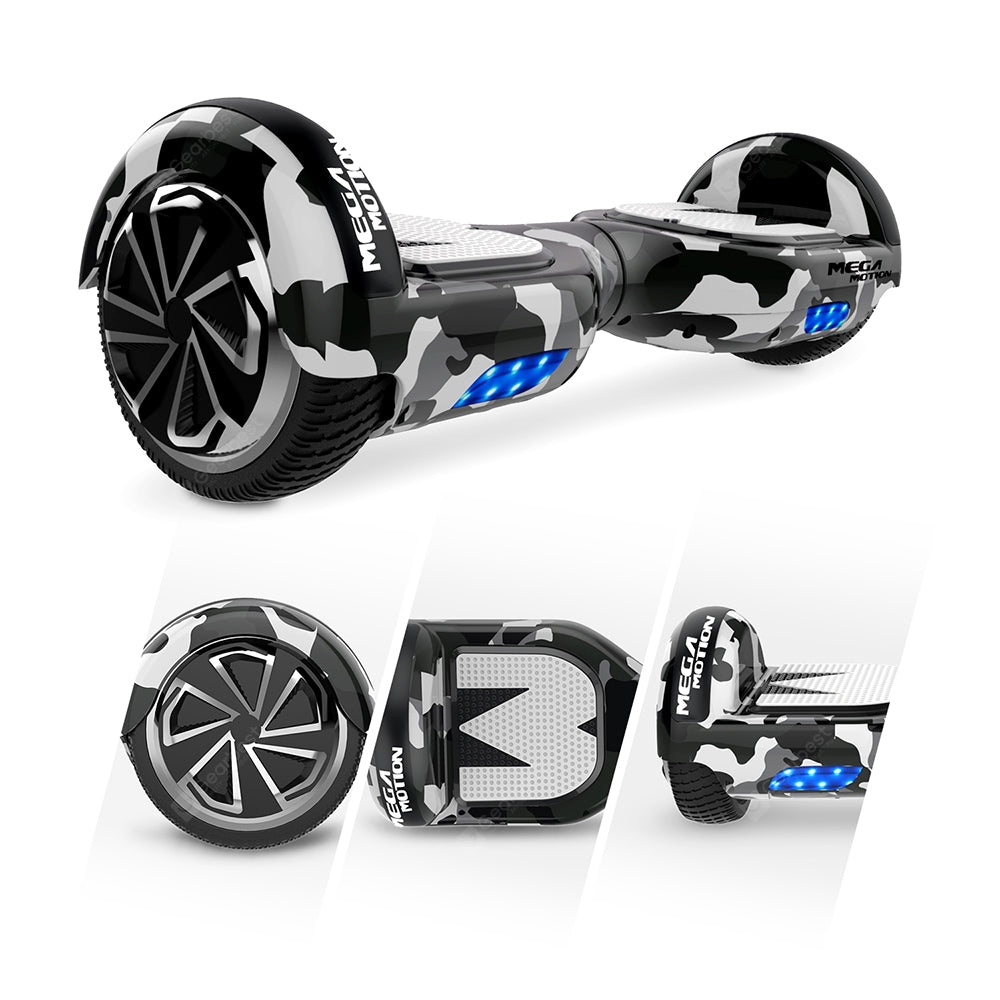 Mega Motion E1 Hoverboard 6.5 Self Balancing Scooter Premium Balance Board Strong Dual Motor