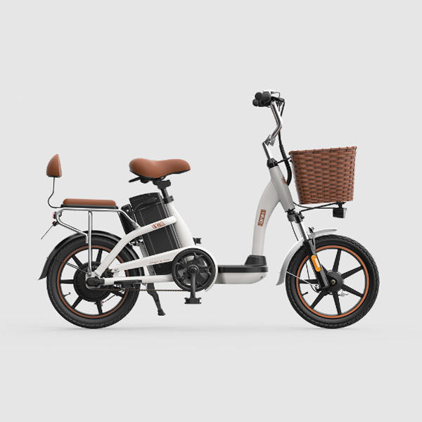 HIMO C16 12Ah 48V 250W 16 Inches Electric Bike From Xiaomi Youpin 25km/h 55km Mileage Electric Bicycle Max Load 100kg - Khaki
