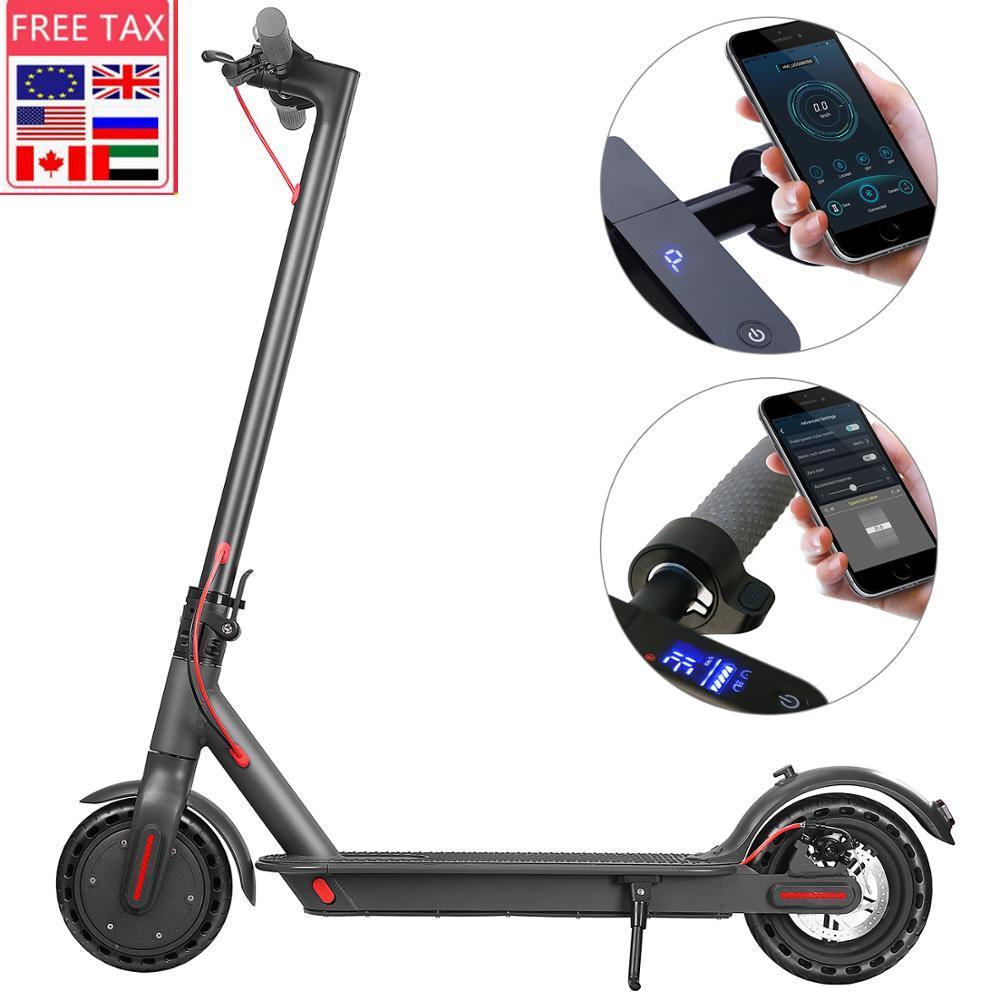 EU STOCK, Free Fast Shipping, deliver 3-5 Days Waterproof KickScooter Electric Scooter Adult Scooter Off-road E-scooter APP MK083