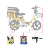18inch electric bicycle soco ebike Intelligent pedal lithium battery 48V400W city vehicle