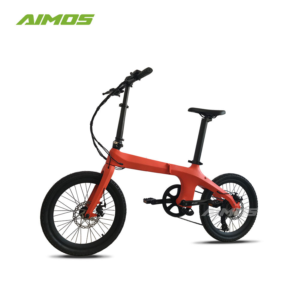 Folding E Bike Wholesale Adults 20 inch 36v 48v Electric Bicycle carbon fiber frame