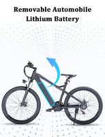 Poland Warehouse 26" E bike 500W Motor Electric City Bike 48V 7.5Ah Battery Electric City Bicycle with Hidden Battery