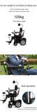 hot sale folding high back reclining lift electric wheelchair for disabled and elderly