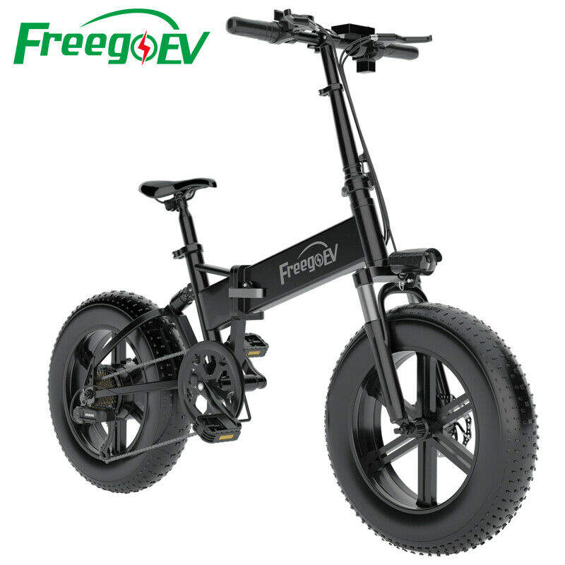 USA Stock Ready To Ship 60V 1000W Motor 20 Inch Fat Tire Electric Bicycle 10Ah Battery Folding Electric Mountain Bike For Adult