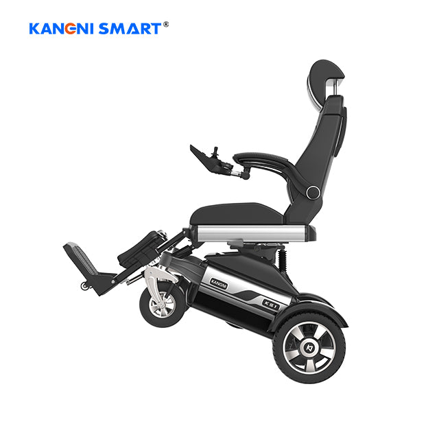 K101N  Full Function Power Wheelchair for Elderly and Disable Dual Drive Mode with Seat Rotation