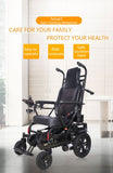 portable smart electric stair clibing wheelchair lightweight disabled electric wheelchair