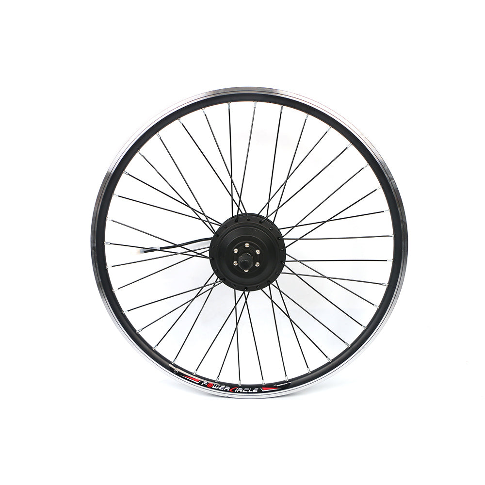 Brushless Geared Hub Motor 24 36 48v 500w Electric Bike Conversion Kit for 20 26 27.5 700C Inch Wheel moto kit