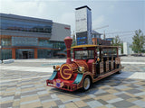 new design electric sightseeing shuttle bus with train