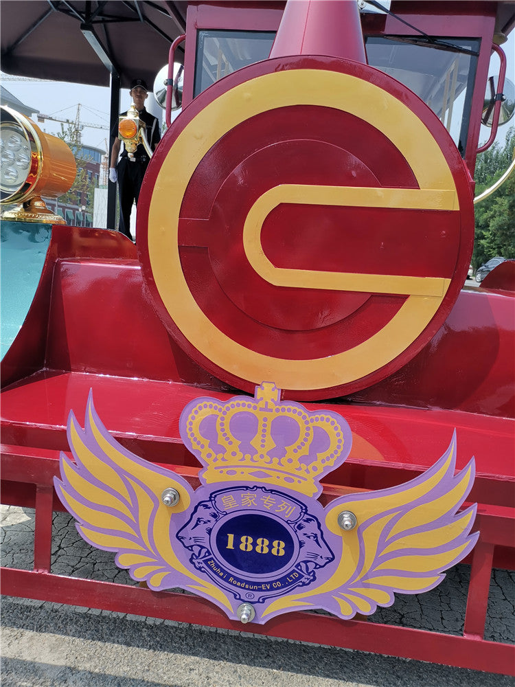 new design electric sightseeing shuttle bus with train