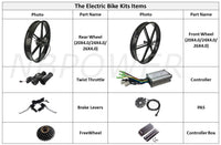 NBpower Hot sell fat tire 26inch 4.0 width 48V 350W snow electric bike conversion kit