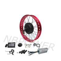 48V 1000W 1500W electric fat bike conversion kit