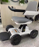 Amazon High-end Aluminum Alloy Lightweight Portable Electric Electric Reclining Electric Wheelchair