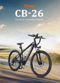 Poland Warehouse 26" E bike 500W Motor Electric City Bike 48V 7.5Ah Battery Electric City Bicycle with Hidden Battery