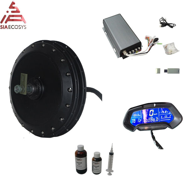 QS Motor 273 40H V3 4kW Electric high power bicycle spoke motor with SVMC72200 controller kit
