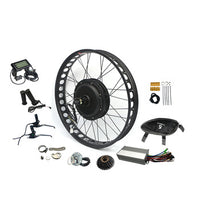 Cycling hub motor kit 48V 1500w Fat Tire Electric Bike eBike Conversion Kit 26"X 4.0"/ 24''x4.0/ 20"X4".0