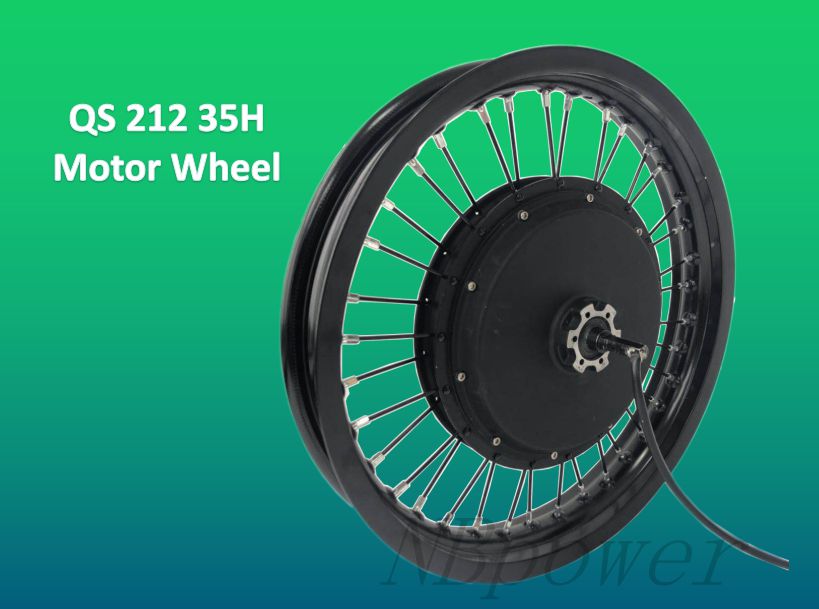 CE Approved QS 212 48V-72V Hub Motor 1200W Electric Motorcycle Conversion Kits