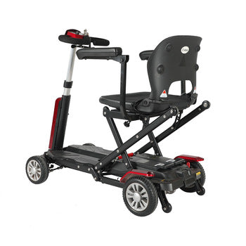 4 wheel folding fully enclosed remote control mobility scooter outdoor lithium battery electric mobility scooter for elderly