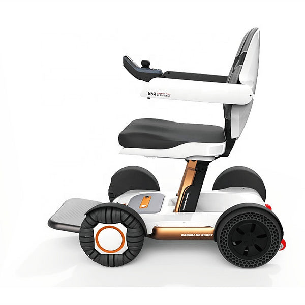 All terrain lightweight 200Wx2 handicap disabled folding battery electric aluminium motorized wheelchair