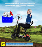 new intelligent elderly scooter four-wheeled ultalight battery car for the disabled elderly electric car