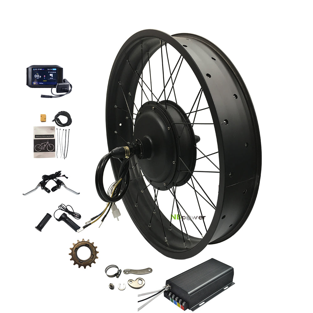 Electric bicycle kit fat tire QS motor 5000W snow e bike kit with 100A sabvoton controller