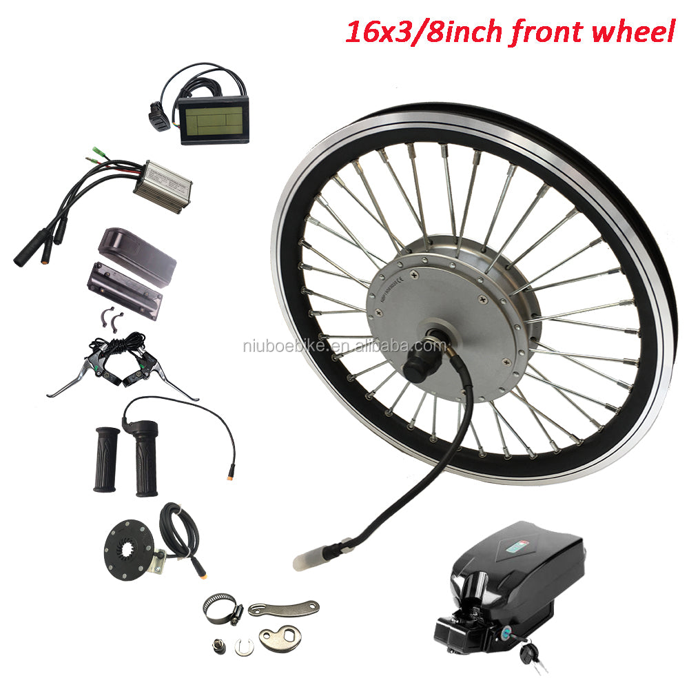 NBpower 16inch 36v 250w br0mpton bike ebike hub motor kit electric bicycle kit with 36v 10Ah lithium battery