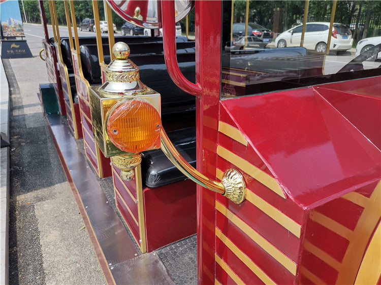 new design electric sightseeing shuttle bus with train