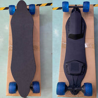 Dual Belt Hub Motor 12AH Battery Customized Grip Tape Deck Surface Custom Electric skateboard Longboard