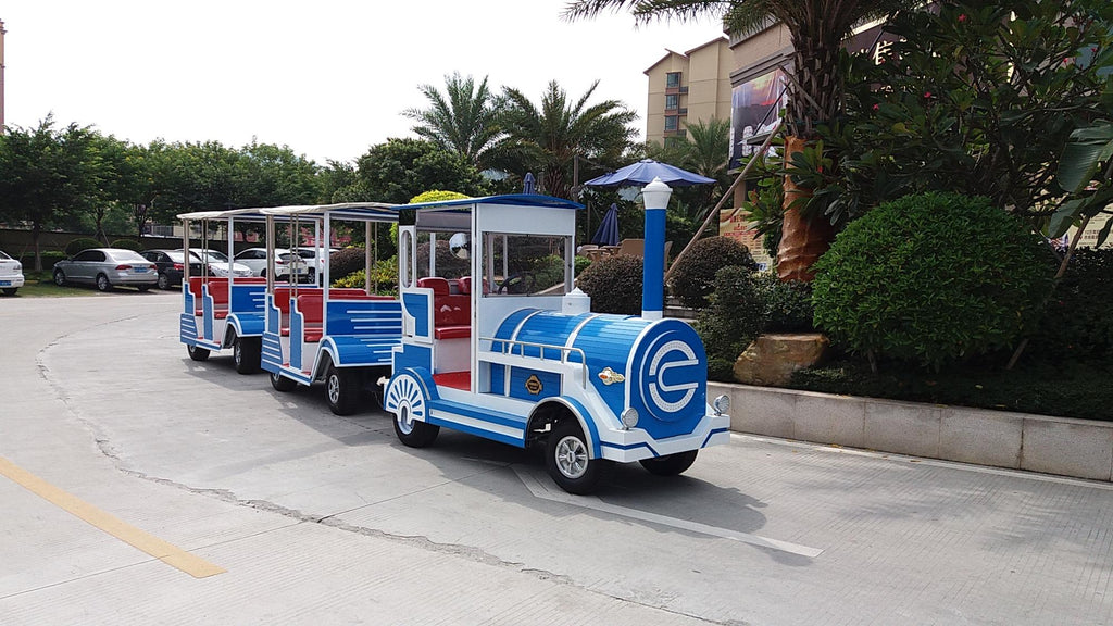 kid trackless train electric