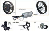 1500W 2000W Fat Tire Brushless Direct Hub Motor Electric Bicycle Conversion Kits